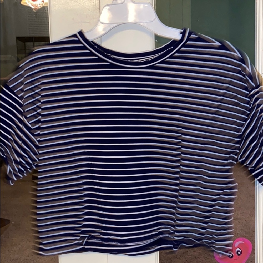 Striped Crop Top